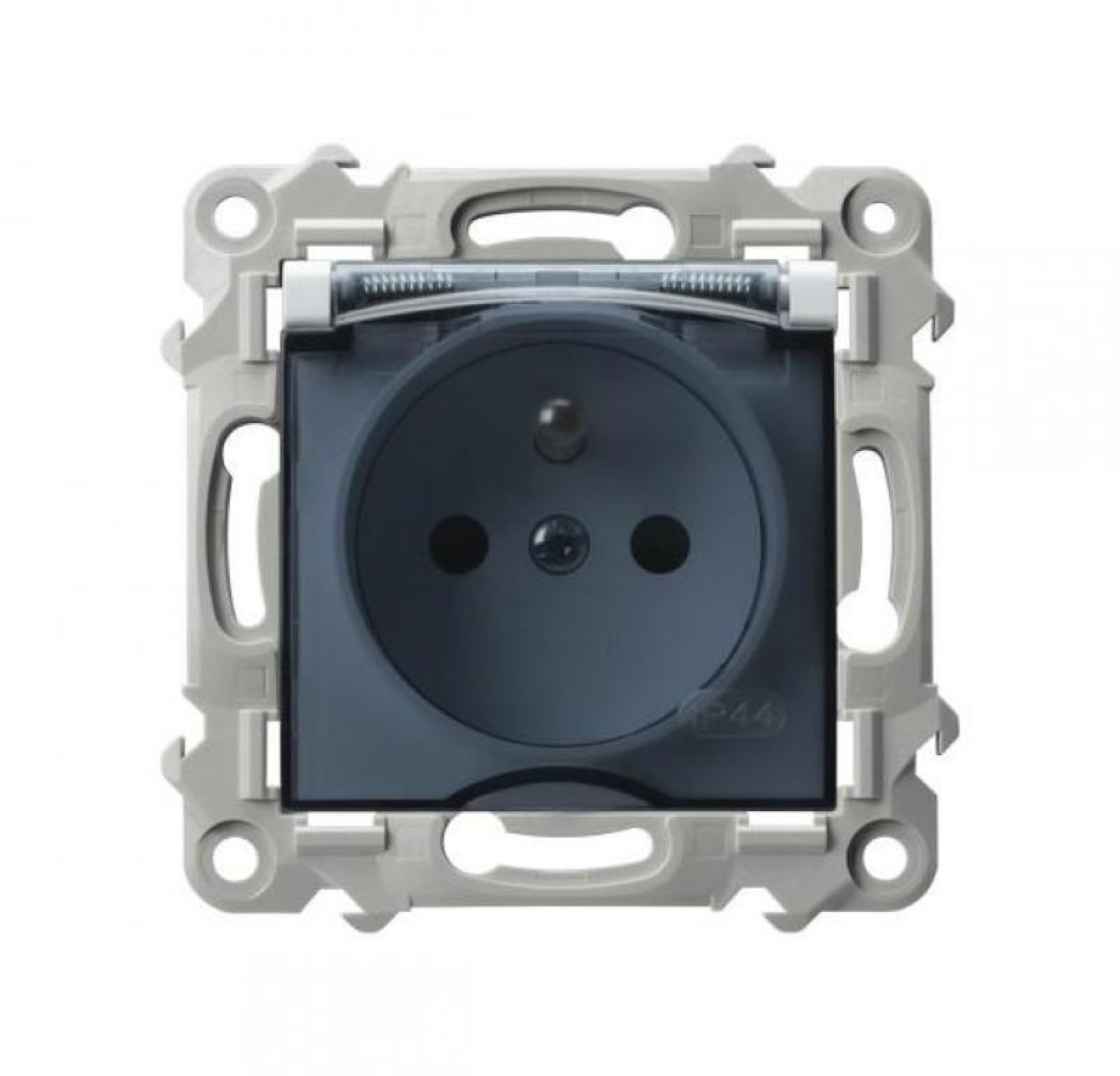 Splashproof Socket with Ground IP-44 SAPPHIRE GPH-1ZZ/m/00/d