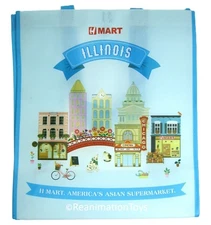 H Mart Asian Supermarket Illinois Chicago Reusable Shopping Bag New