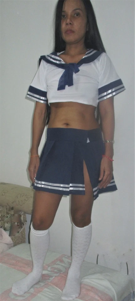 SCHOOL UNIFORM  BLOUSE and Skirt  FANCY DRESS / COSPLAY - Image 3 of 4