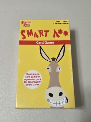 Smart Ass Card Game Stand Alone or Expansion Pack By University Games 