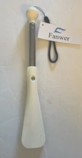 Fanwer Shoe Horn 36.2“Shoe Long Handle Foldable Travel White 