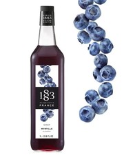 1883 Maison Routin Premium Blueberry Syrup ? Natural Fruit Syrup, Perfect for