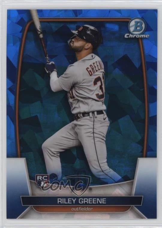 2023 Bowman Chrome Sapphire Edition Riley Greene #29 Rookie RC 0w27
