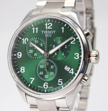 TISSOT T116.617.11.092.00 Chrono XL Classic Quartz Green Dial Men's Watch 45mm