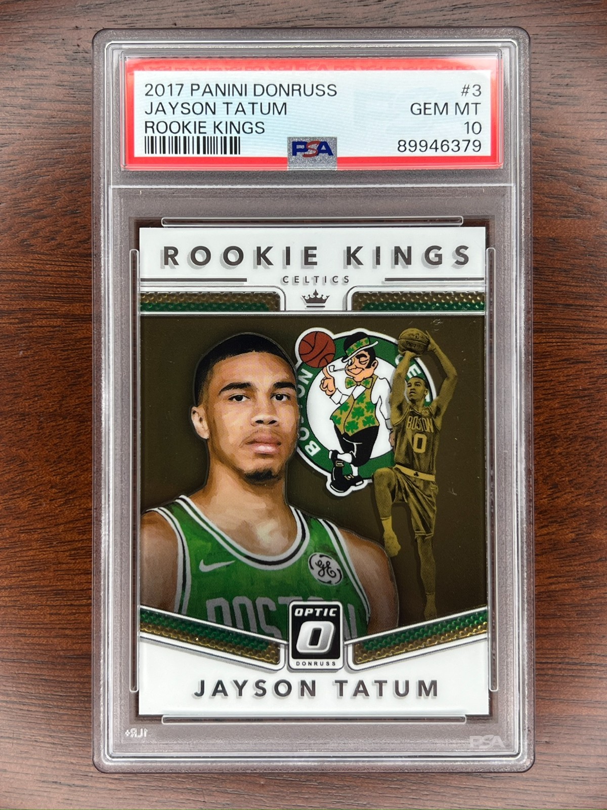 Jayson Tatum 2017 Panini Donruss Optic #3 Rookie Kings PSA 10