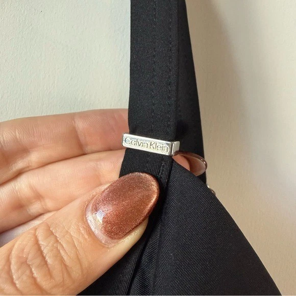 Calvin Klein Swimwear Tankini Top Black M - Image 3 of 4