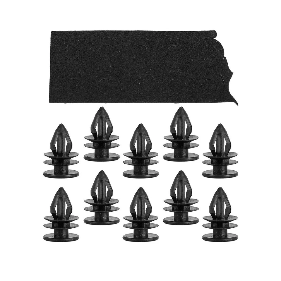 Clips de retención de panel de moldura de puerta 10 piezas aptos para Cadillac Cherovlet GMC 11519032 A9 Foto 3 de 4