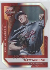 2021 Panini Elite Extra Edition Prime Numbers C Die-Cut /204 Matt Mikulski 00gy