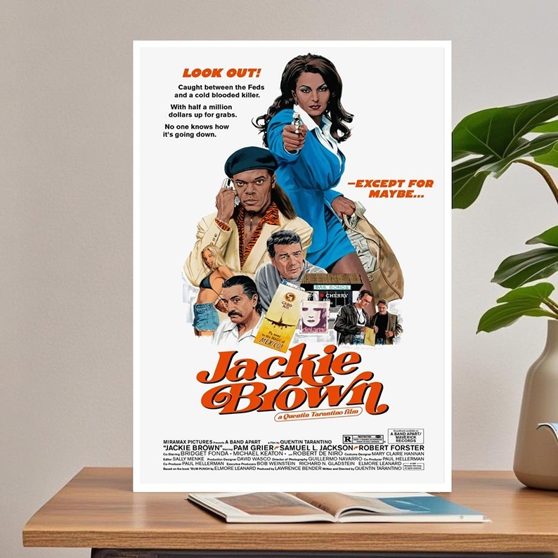 Jackie Brown 1997 Quentin Tarantino Film Poster | eBay