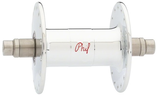 Phil Wood Track Mozzo ad alta flangia B-O F, 100x32h - sil - Foto 1 di 1