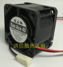 one SANYO Fan 109P0412J3023 DC 12V 0.35A 40 28MM 2 pin cooling fan 1zk8