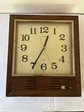 Seiko Quartz Wall Clock Vintage with Chime - working Retro Made in Japan 80s 