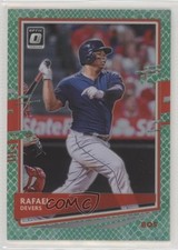 2020 Panini Donruss Optic Choice Green Dragon Prizm 10/84 Rafael Devers 0rd2