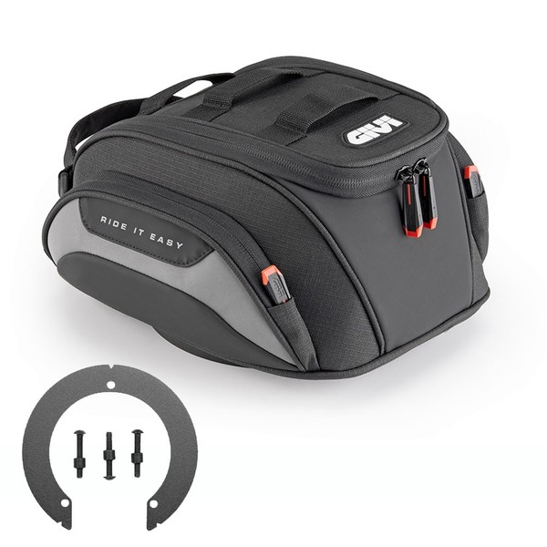Givi EASY01 + BF01 Tanktasche 6 LT Schwarz FüR Suzuki GSX S 750 2020-2021-image