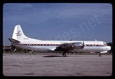 Filair Lockheed L-188A 9Q-CDU Mar 94 Kodachrome Slide/Dia B12