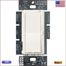 Lutron Diva DVSCCL-153P-BI LED+ Dimmer Switch 150W Single-Pole/3-Way Biscuit