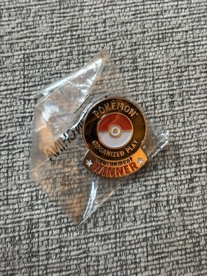 Pokémon TCG Trading Card Game Organized Play League Tournament Winner Pin Badge