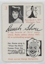 1945 Leister Game Company Auto Game Dinah Shore #3 5rq