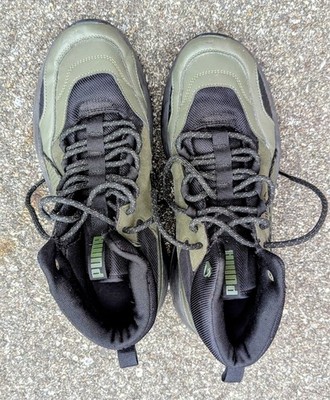 Puma XRay 2 Square Mid WTR Forest Green Black Mens US 8.5 Sneakers 373020-05