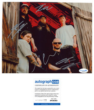 ‘Knocked Loose’ Band Signed 8x10 Photo 'Isaac, Kevin, Pacsun, Nicko' ACOA