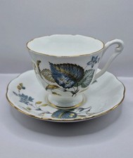 Vintage Engilsh Regency Fine Bone China Teacup & Saucer Made In England VGC