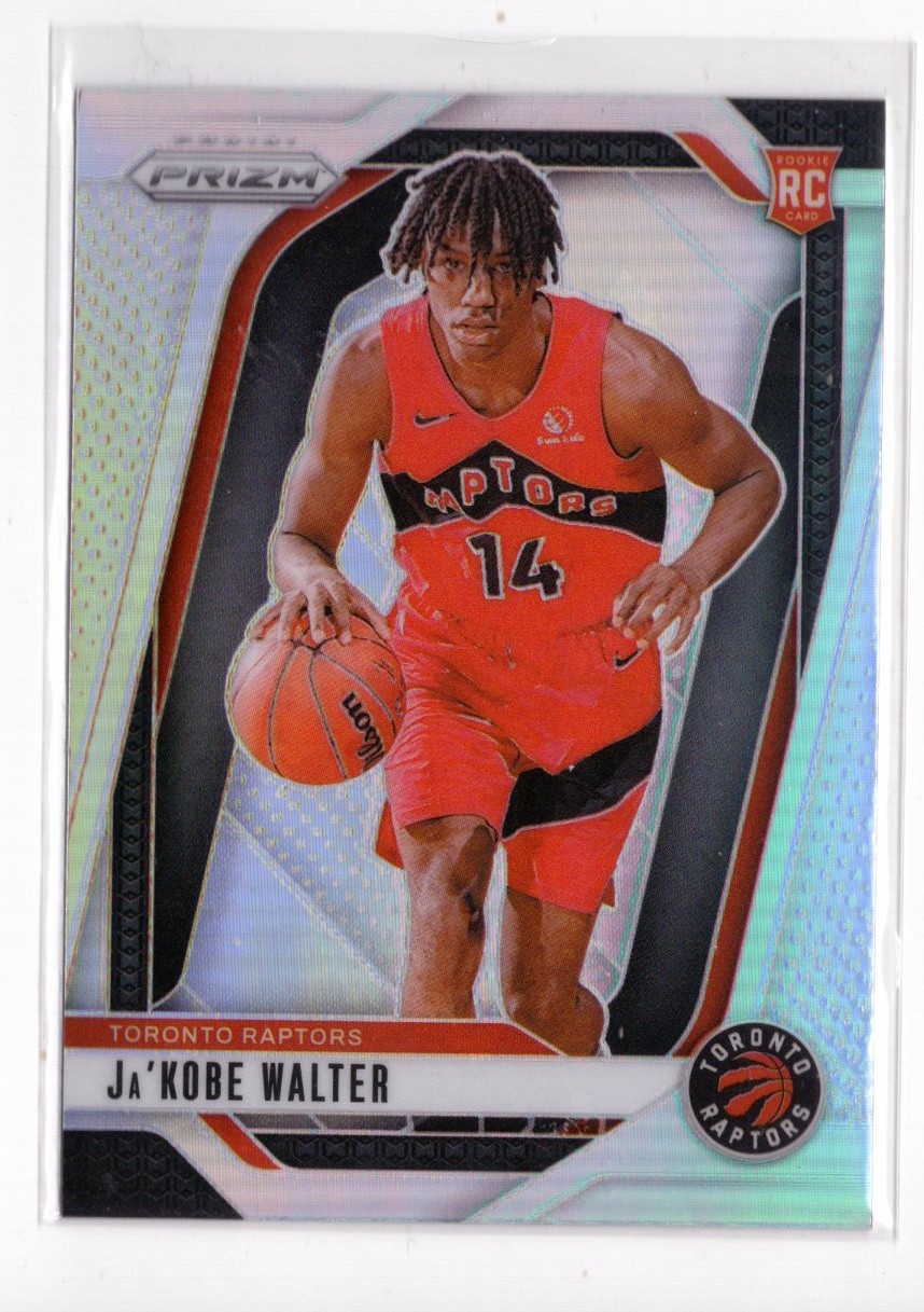 2024-25 Panini Prizm Silver #223 Ja'Kobe Walter RAPTORS