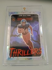 2025 Panini Rookies & Stars - Thrillers  #26 Cam Skattebo - Silver Prizm