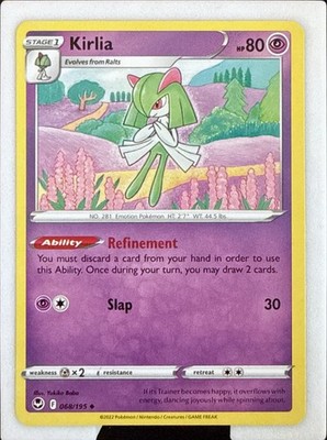 Kirlia 068/195 UC Silver Tempest Pokemon NM/M SIT