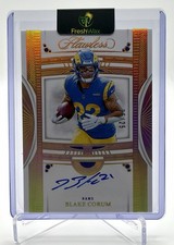 2024 Flawless Rookie Debut Signatures Blake Corum 25/25 RC SSP LA Rams
