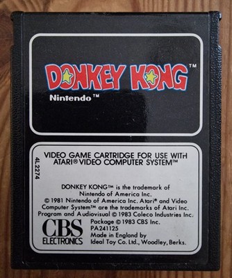 Nintendo Donkey Kong, original Atari 2600 Spielmodul