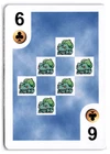 Vintage 1999 Bicycle Pokemon Poker Card - Bulbasaur - 6 of Clubs