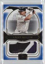 2024 Topps Definitive Collection Jumbo Relic Blue 11/30 Larry Walker HOF n8a