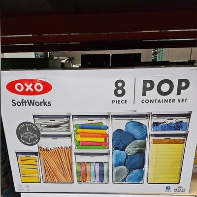 OXO Good Grips 8-Piece POP Container Baking Set, new