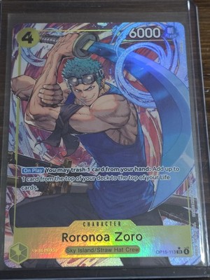 Roronoa Zoro (OP15-113) (Alternate Art) OP15-113 Adventure on