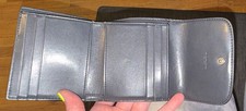 Coach Black/White flower Print Bifold Wallet ...