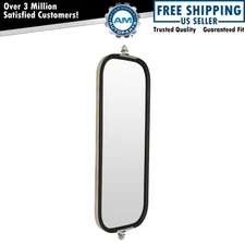 West Coast Mirror Ribbed Back 16x7 Stainless Steel LH or RH for Heavy Duty Truck