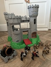 Fisher Price 1994 Medieval Toy Castle Knights Figures Canons Horses Vintage 90s