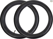2 Pack of 3.25/3.50-16 90/100-16 Inner Tube with Straight Stem TR-4 replacement