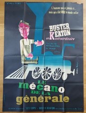 MECANO DE LA GENERALE buster keaton affiche cinema originale 160x120 R50s