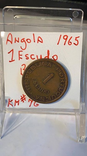 ANGOLA 1965 MÜNZE BRONZE KM#76 - Bild 2 von 3