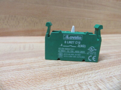 Lovato 8-LM2T-C10 Contact Block 8LM2TC10