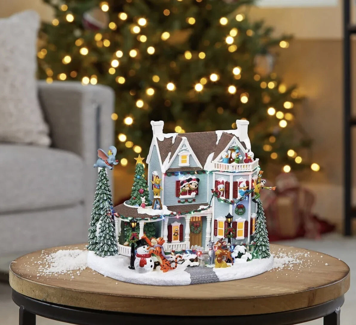Kate Spade/Lenox Disney Characters House Animated Hand-crafted W/ Lights & Music