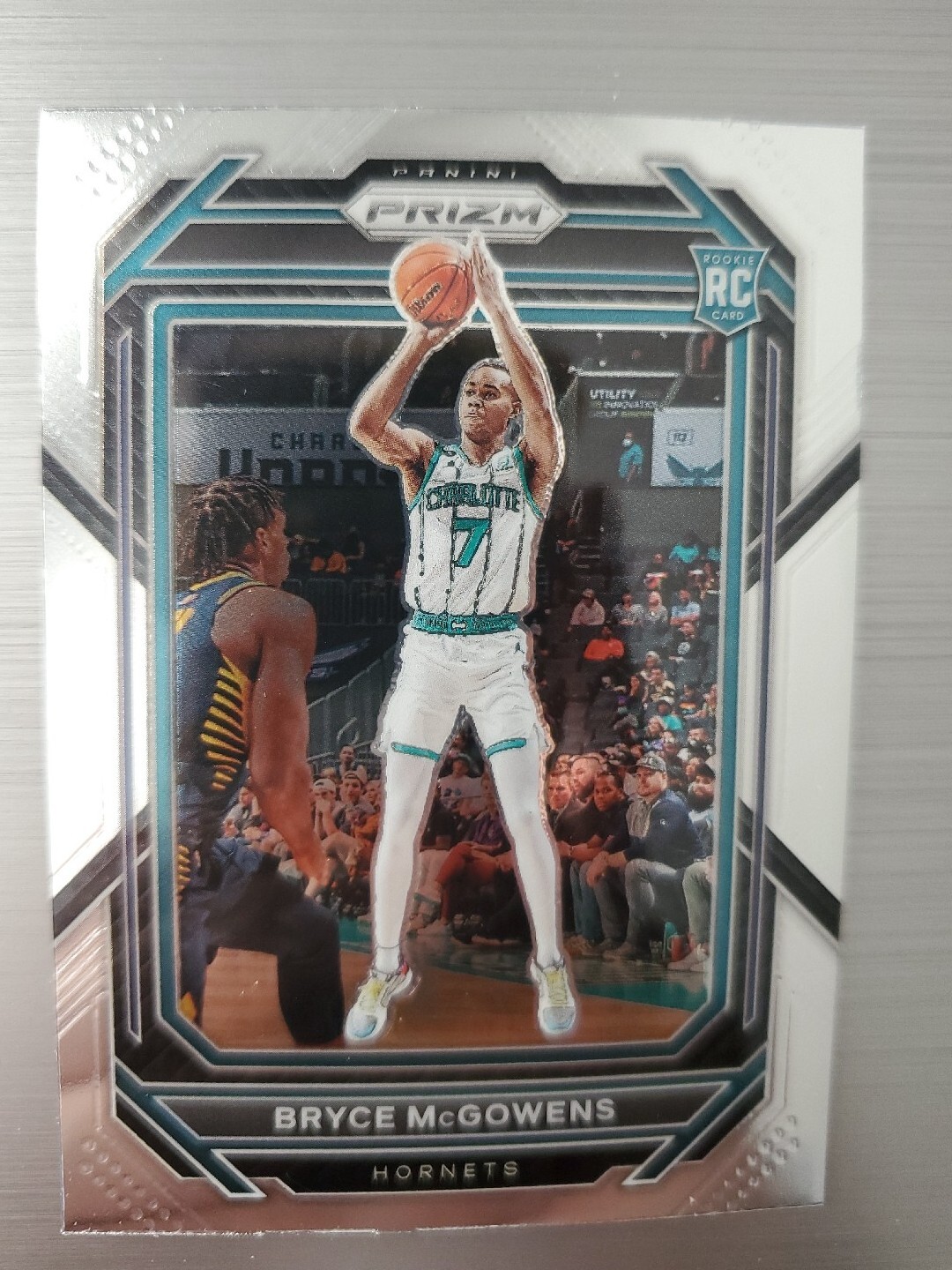 2022-23 Panini Prizm Bryce McGowens Base Rookie RC #222 Charlotte Hornets