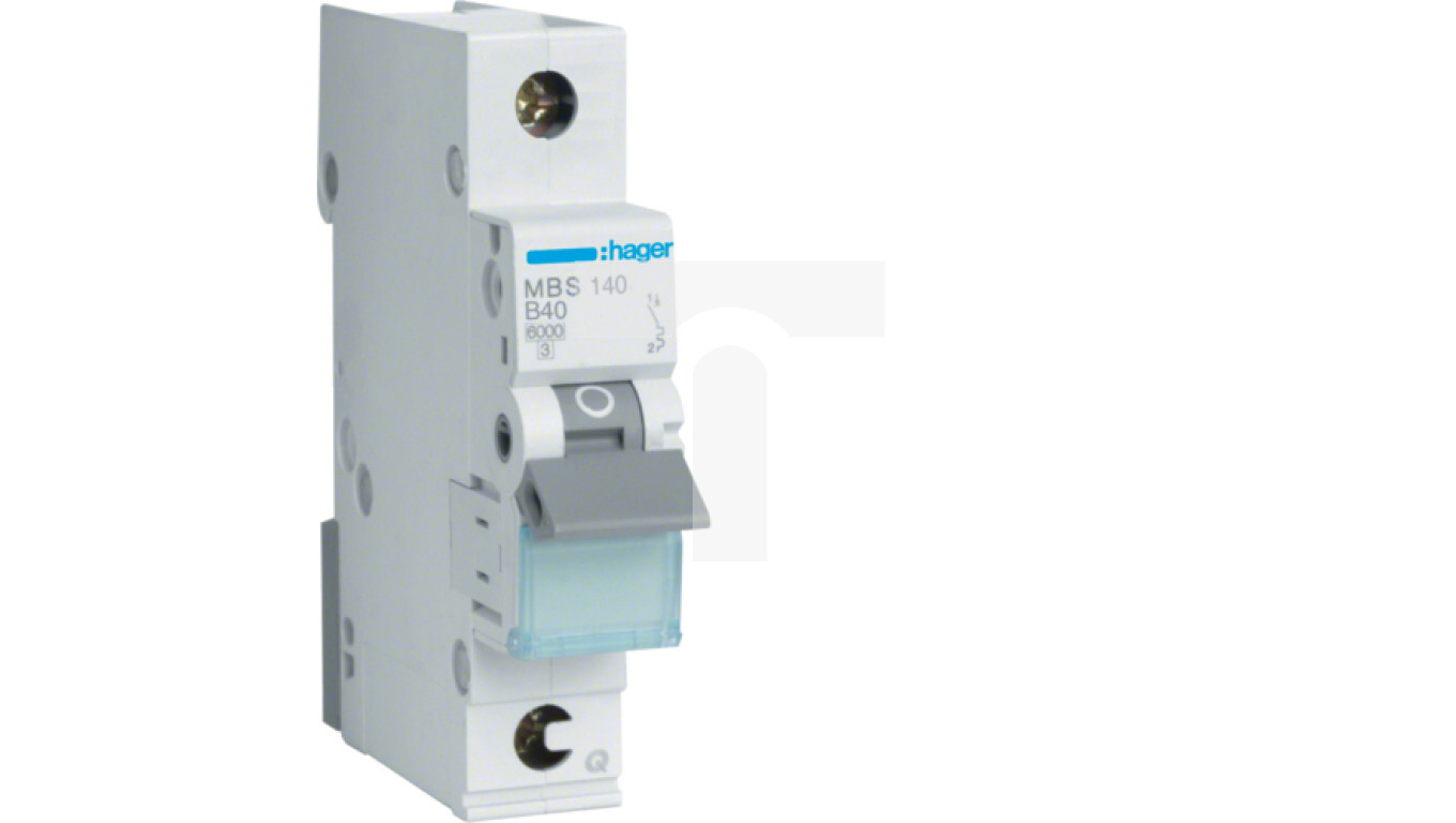 MCB Miniature circuit breaker Icn = 6000A 1P B 40A QuickConnect MBS140 /T2UK