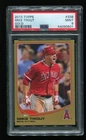 2013 Topps Gold  #338 Mike Trout Angels 2012 ROY  PSA 9 MINT