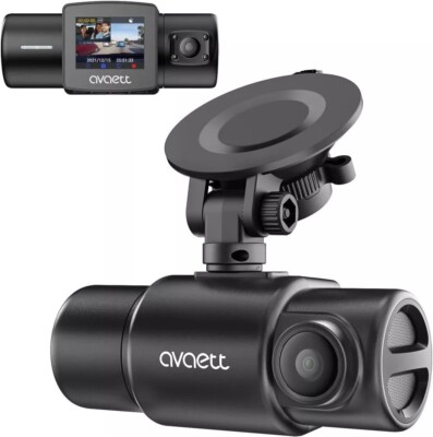 AVAETT HD 1080P Car Dual Lens Dash Cam Front/Rear Video Recorder Camera G-sensor