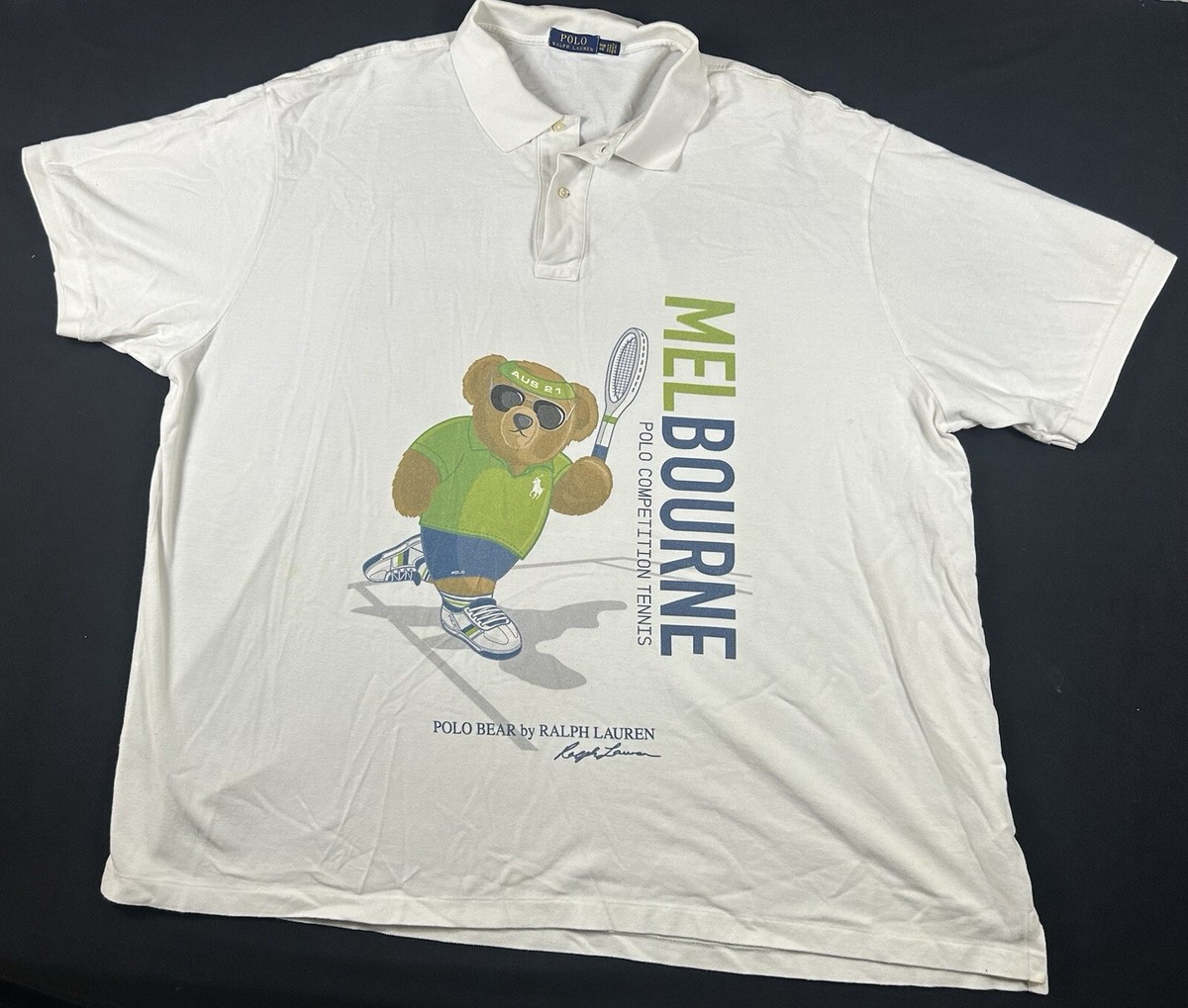 Polo Ralph Lauren Men's POLO Melbourne Australia Open 2021 White