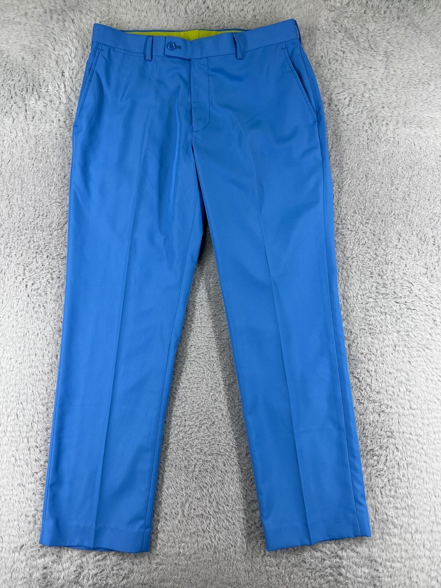 Louis Raphael Pants Mens 34 Blue Golf Golfer 100% Polyester Lightweight  Outdoor | eBay