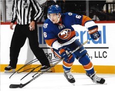 New York Islanders Ryan Pulock Signed Autographed 8x10 Photo COA