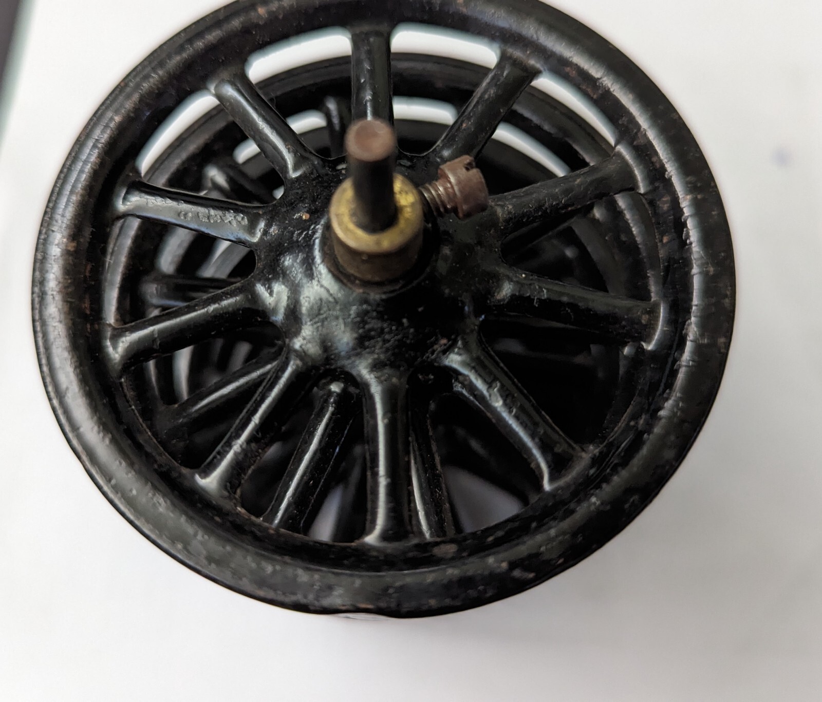 Meccano 6 black spoke wheels eBay